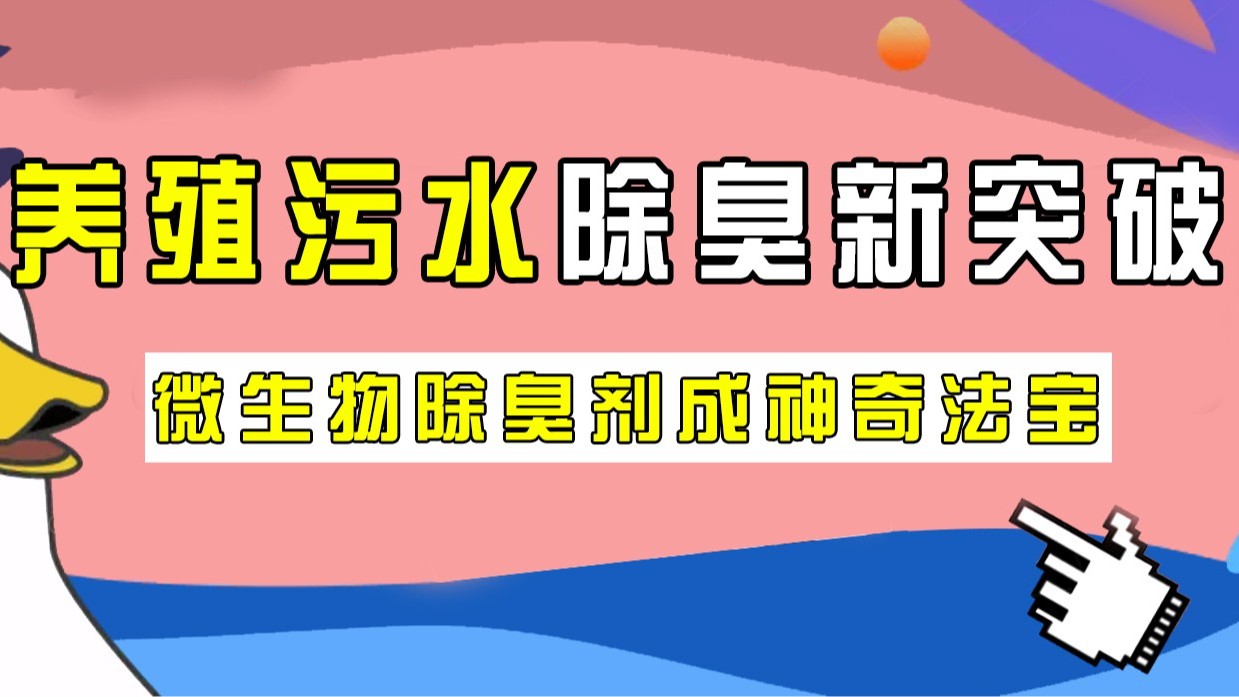 養(yǎng)殖污水除臭新突破，微生物除臭劑成神奇法寶